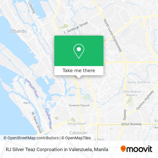 RJ Silver Teaz Corproation in Valenzuela map