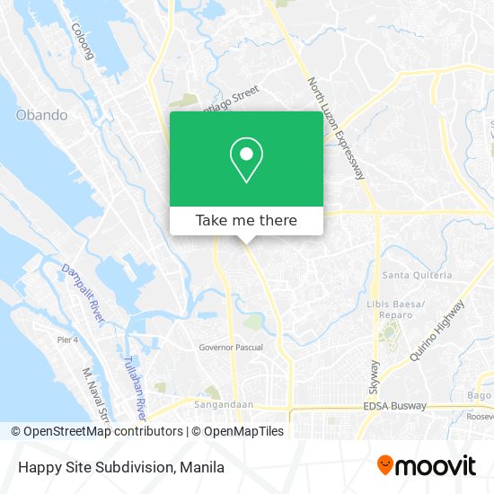 Happy Site Subdivision map