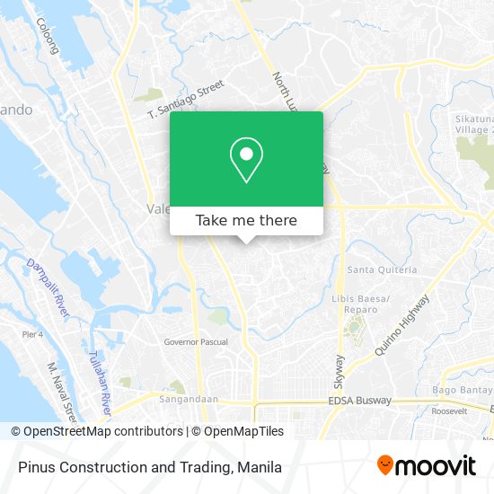 Pinus Construction and Trading map