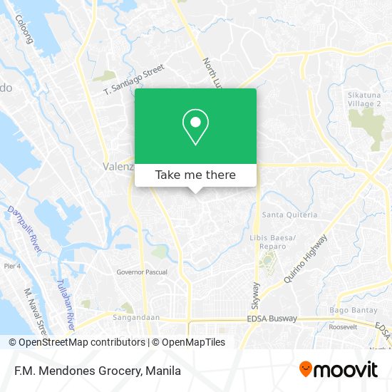 F.M. Mendones Grocery map