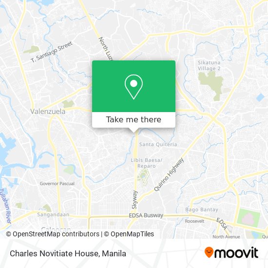 Charles Novitiate House map