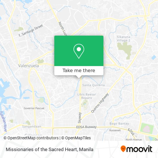 Missionaries of the Sacred Heart map