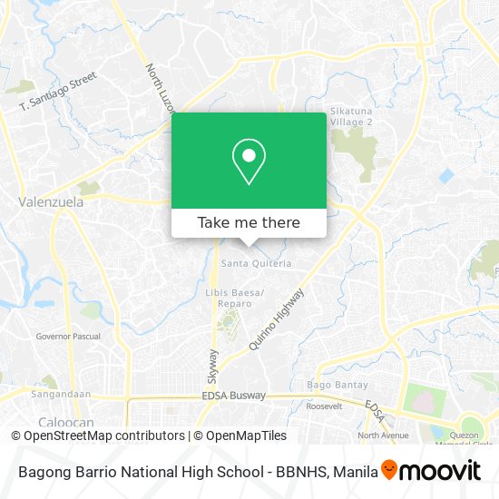 Bagong Barrio National High School - BBNHS map