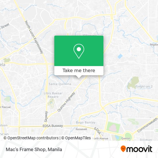 Mac's Frame Shop map