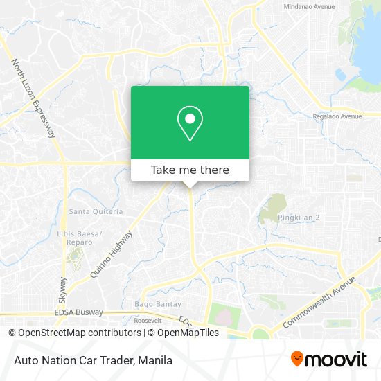 Auto Nation Car Trader map
