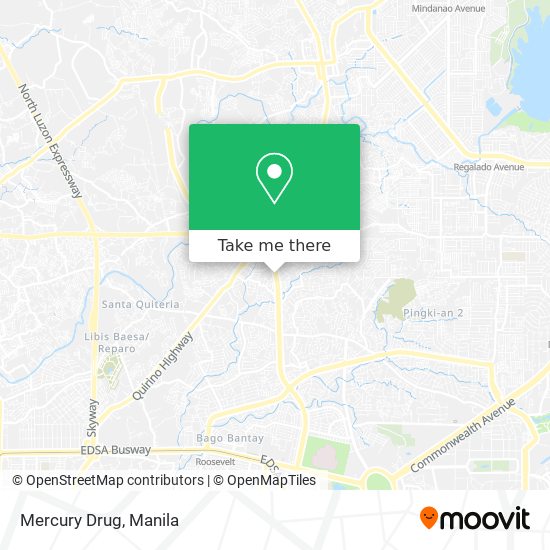 Mercury Drug map