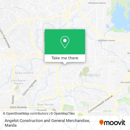 Angelot Construction and General Merchandise map