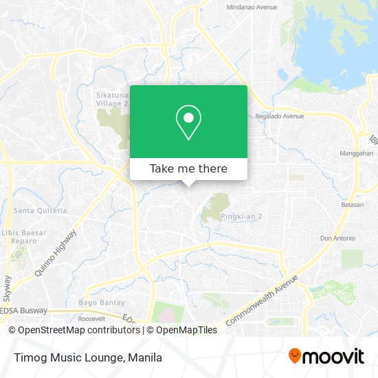 Timog Music Lounge map