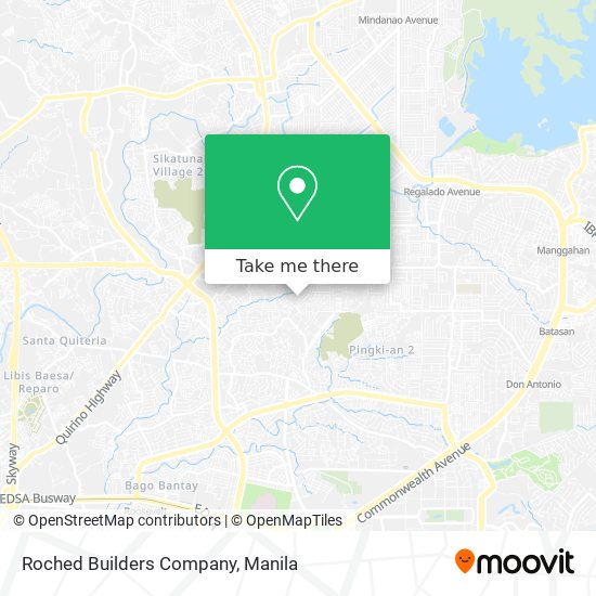 Roched Builders Company map