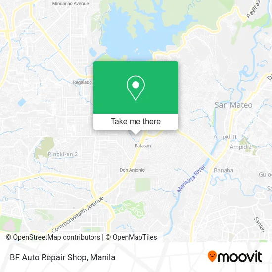 BF Auto Repair Shop map