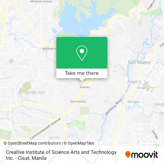 Creative Institute of Science Arts and Technology Inc. - Cisat map