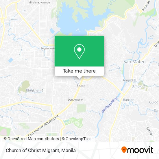 Church of Christ Migrant map