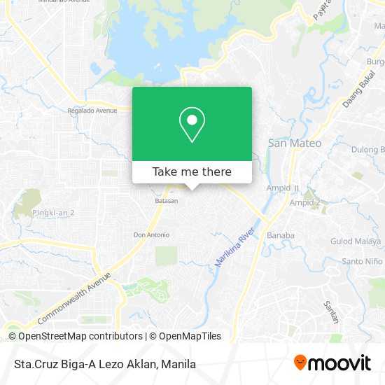 Sta.Cruz Biga-A Lezo Aklan map