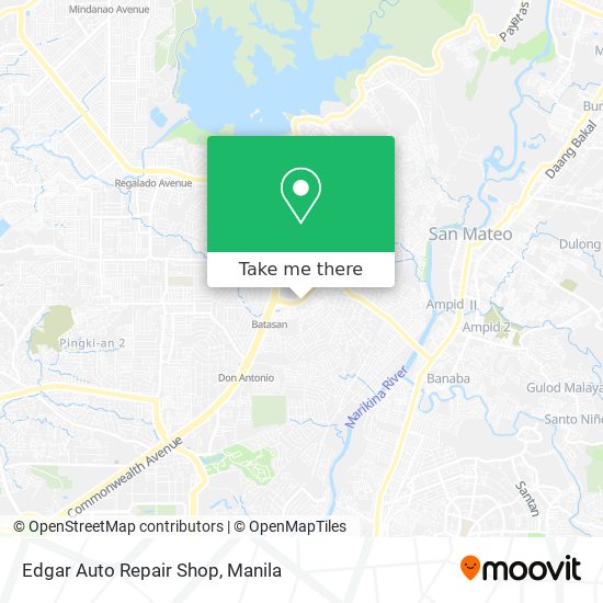 Edgar Auto Repair Shop map