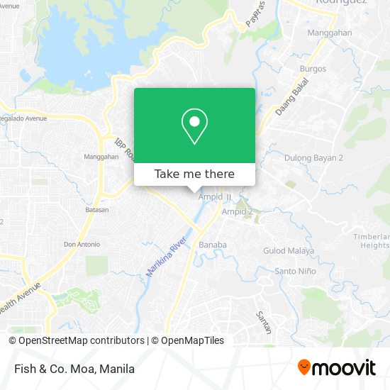 Fish & Co. Moa map