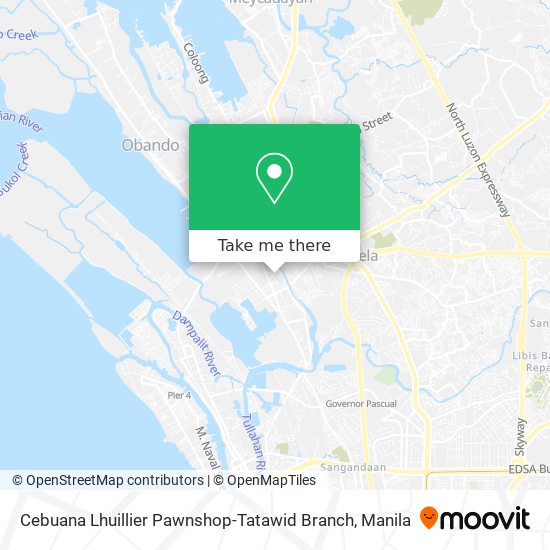 Cebuana Lhuillier Pawnshop-Tatawid Branch map