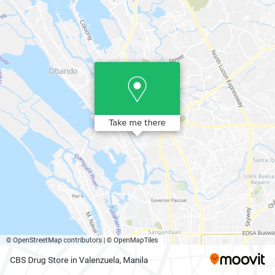 CBS Drug Store in Valenzuela map
