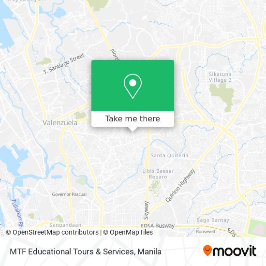 MTF Educational Tours & Services map