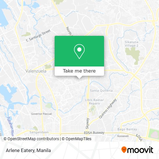 Arlene Eatery map