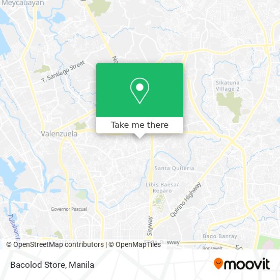 Bacolod Store map