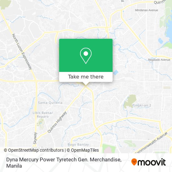 Dyna Mercury Power Tyretech Gen. Merchandise map