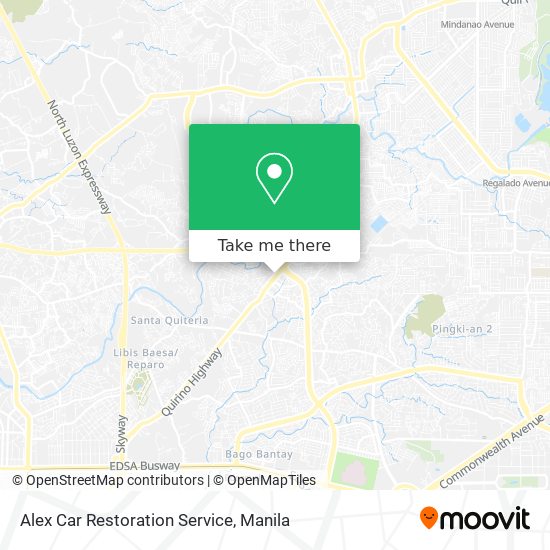 Alex Car Restoration Service map