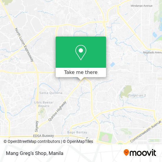 Mang Greg's Shop map