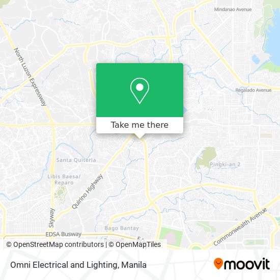 Omni Electrical and Lighting map