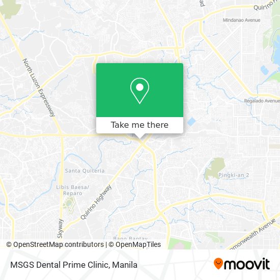 MSGS Dental Prime Clinic map