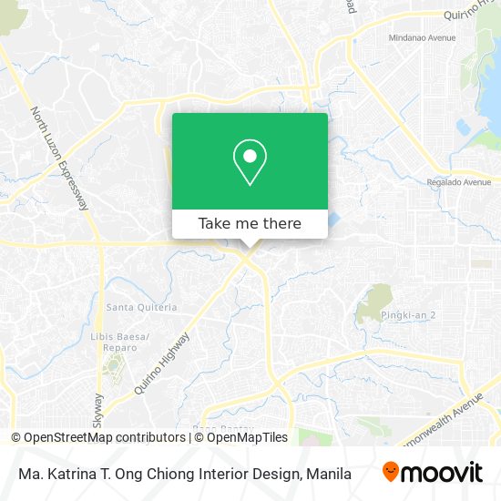 Ma. Katrina T. Ong Chiong Interior Design map
