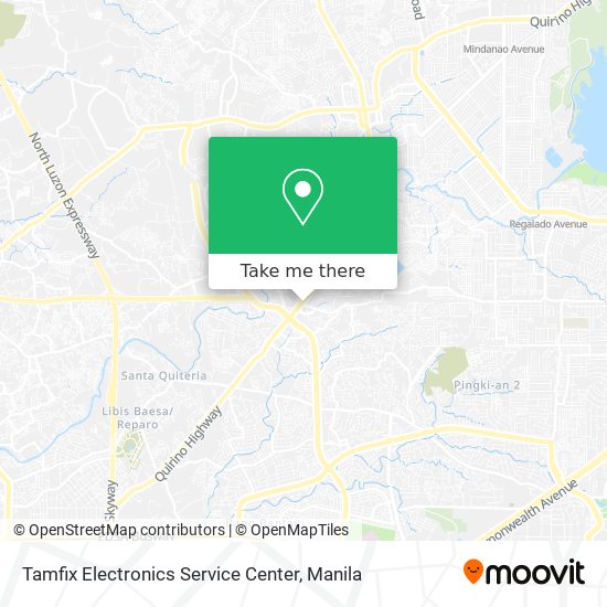 Tamfix Electronics Service Center map