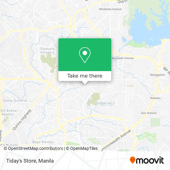 Tiday's Store map