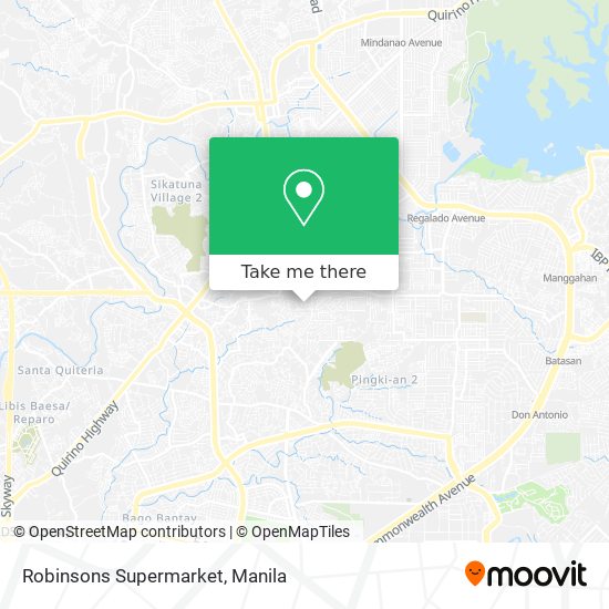 Robinsons Supermarket map