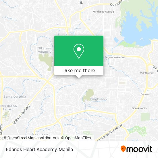 Edanos Heart Academy map