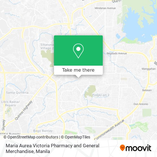 Maria Aurea Victoria Pharmacy and General Merchandise map