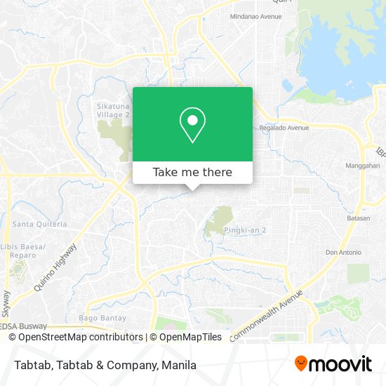 Tabtab, Tabtab & Company map