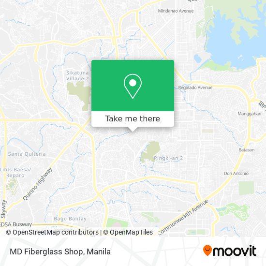 MD Fiberglass Shop map