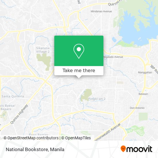 National Bookstore map