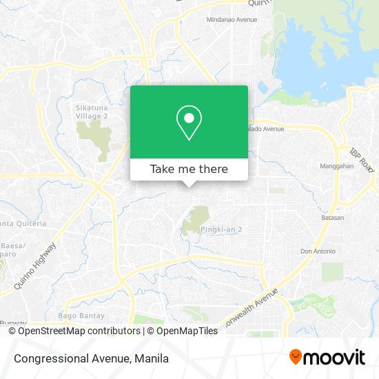 Congressional Avenue map