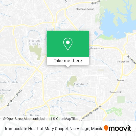 Immaculate Heart of Mary Chapel, Nia Village map