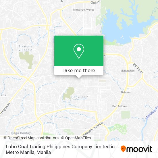 Lobo Coal Trading Philippines Company Limited in Metro Manila map