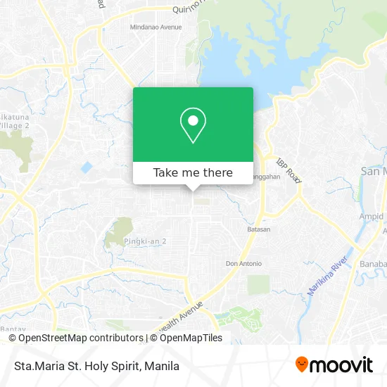Sta.Maria St. Holy Spirit map