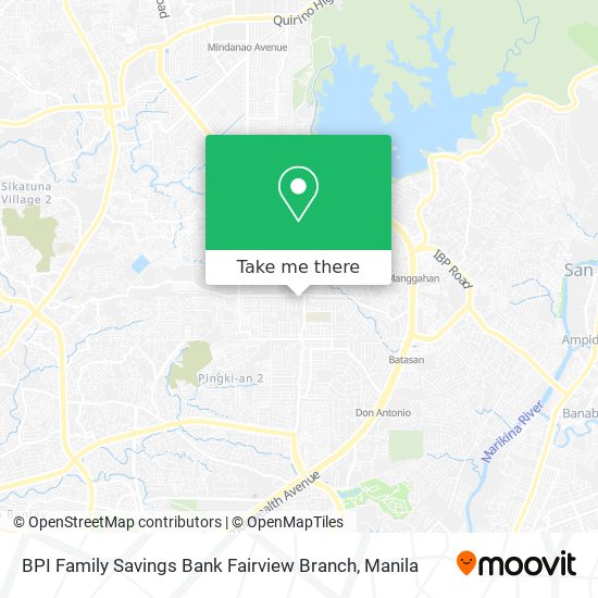 BPI Family Savings Bank Fairview Branch map