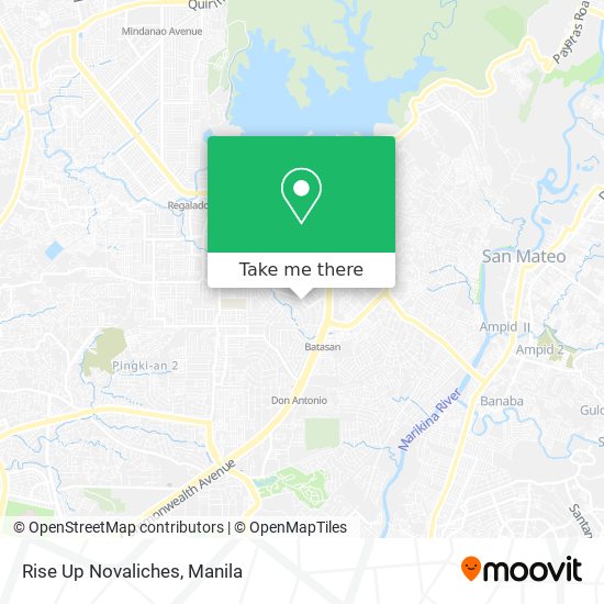 Rise Up Novaliches map