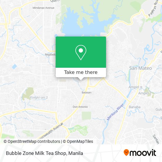 Bubble Zone Milk Tea Shop map