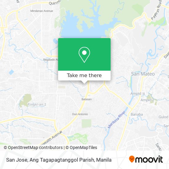 San Jose, Ang Tagapagtanggol Parish map