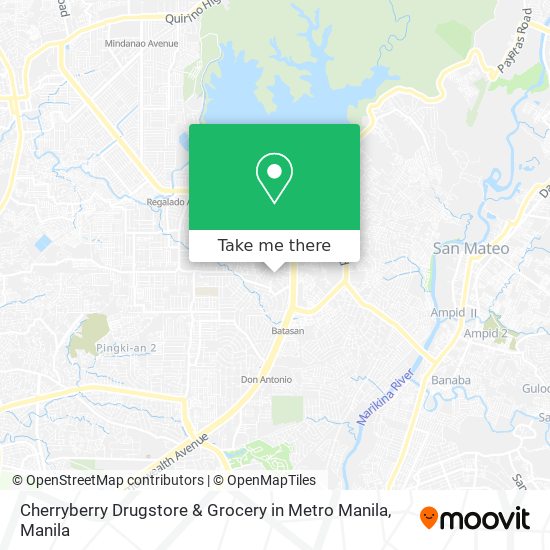 Cherryberry Drugstore & Grocery in Metro Manila map