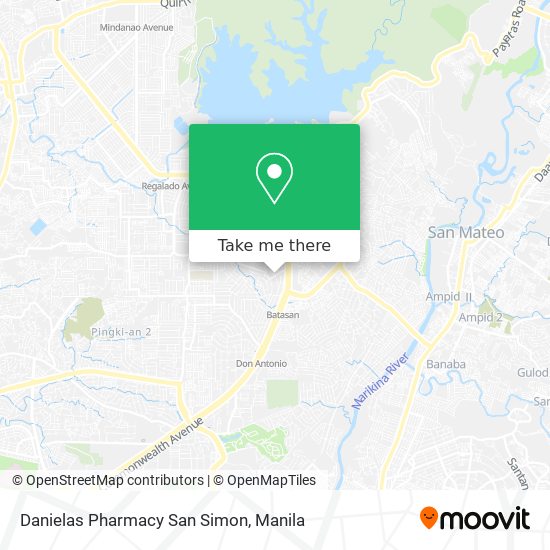 Danielas Pharmacy San Simon map