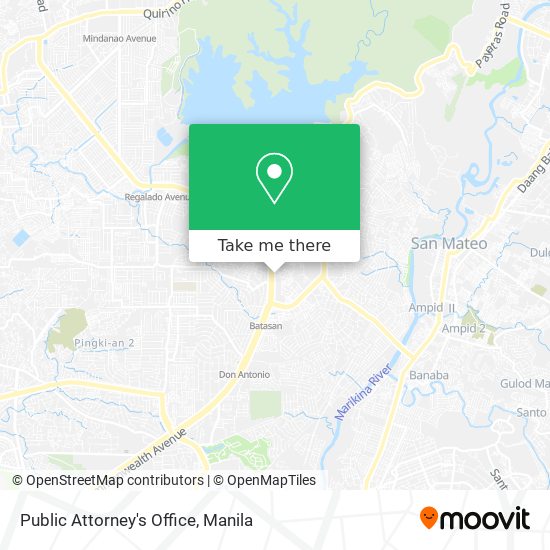 Public Attorney's Office map