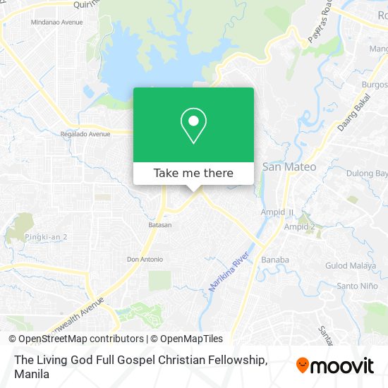 The Living God Full Gospel Christian Fellowship map